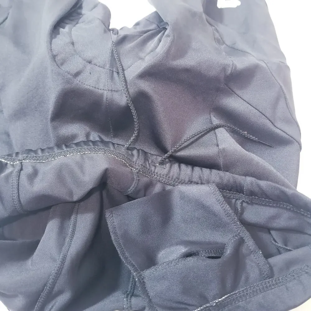 Vintage Bellwether Black Cycling Short Padded Drawstrings